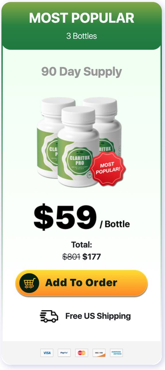 Claritox Pro - 3 Bottles